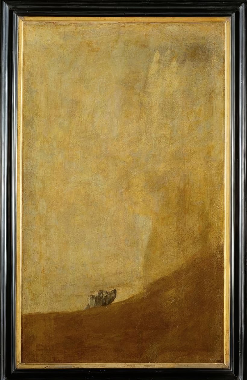 F. Goya, Hund av Francisco de Goya
