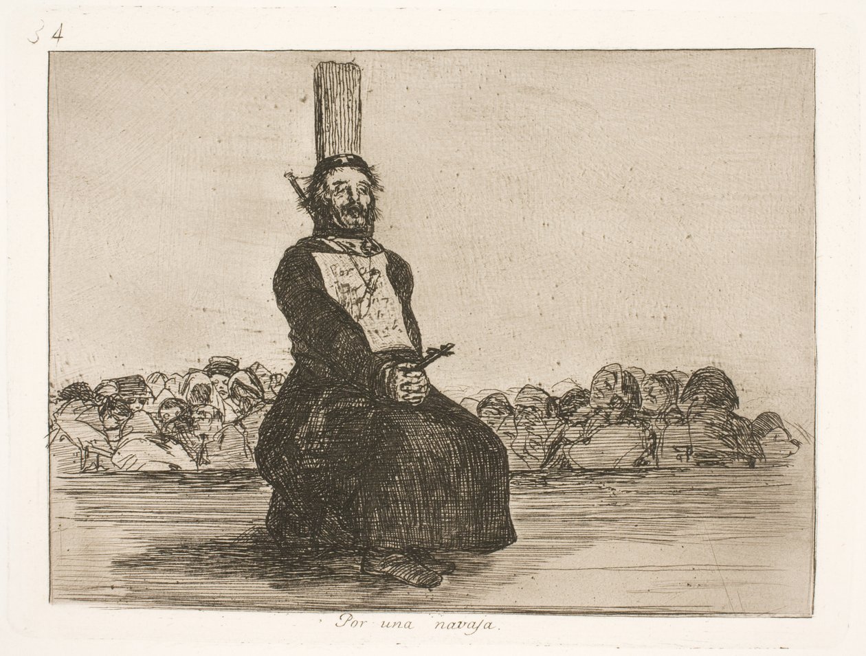 För knivens skull (34) av Francisco de Goya