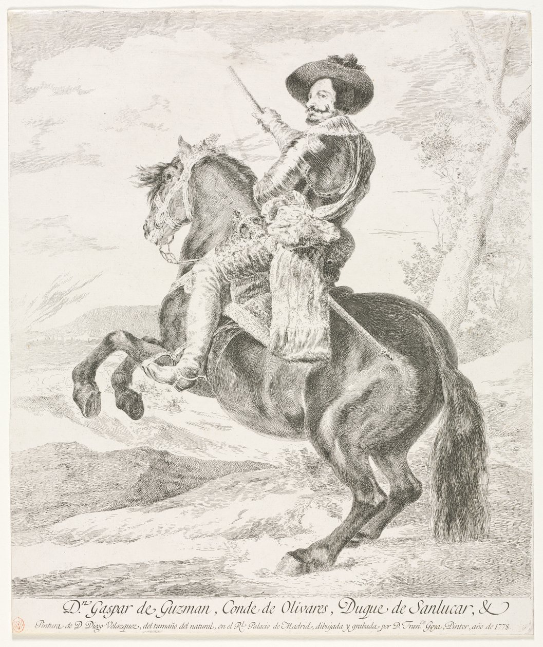 Gaspar de Guzman av Francisco de Goya