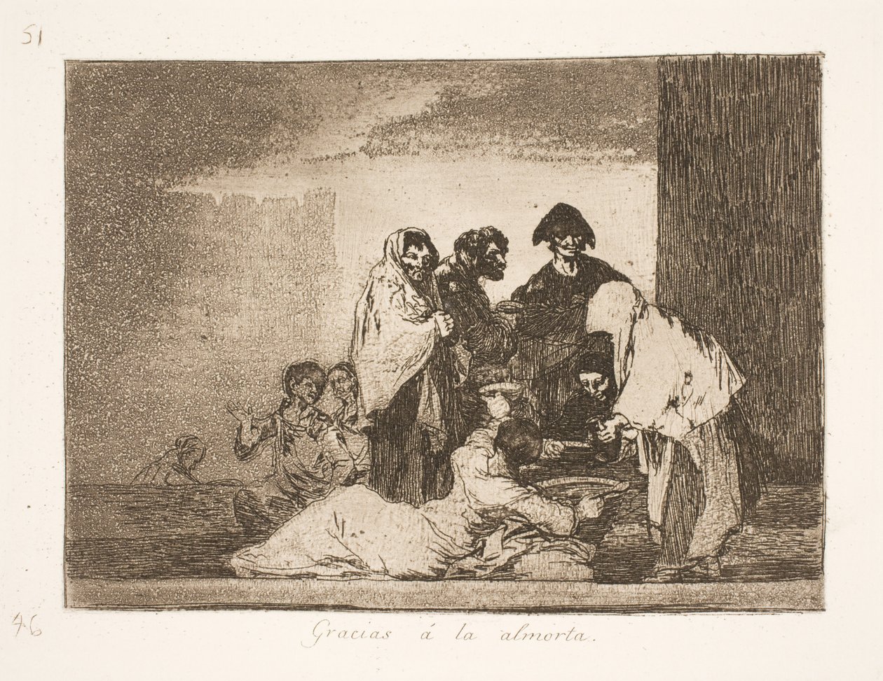 Tack gode gud för hirsgröt (51) av Francisco de Goya