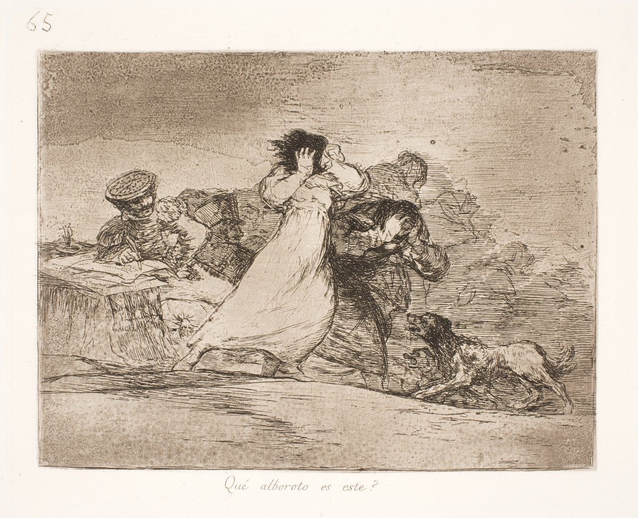 Vad betyder denna förvirring? (65) av Francisco de Goya