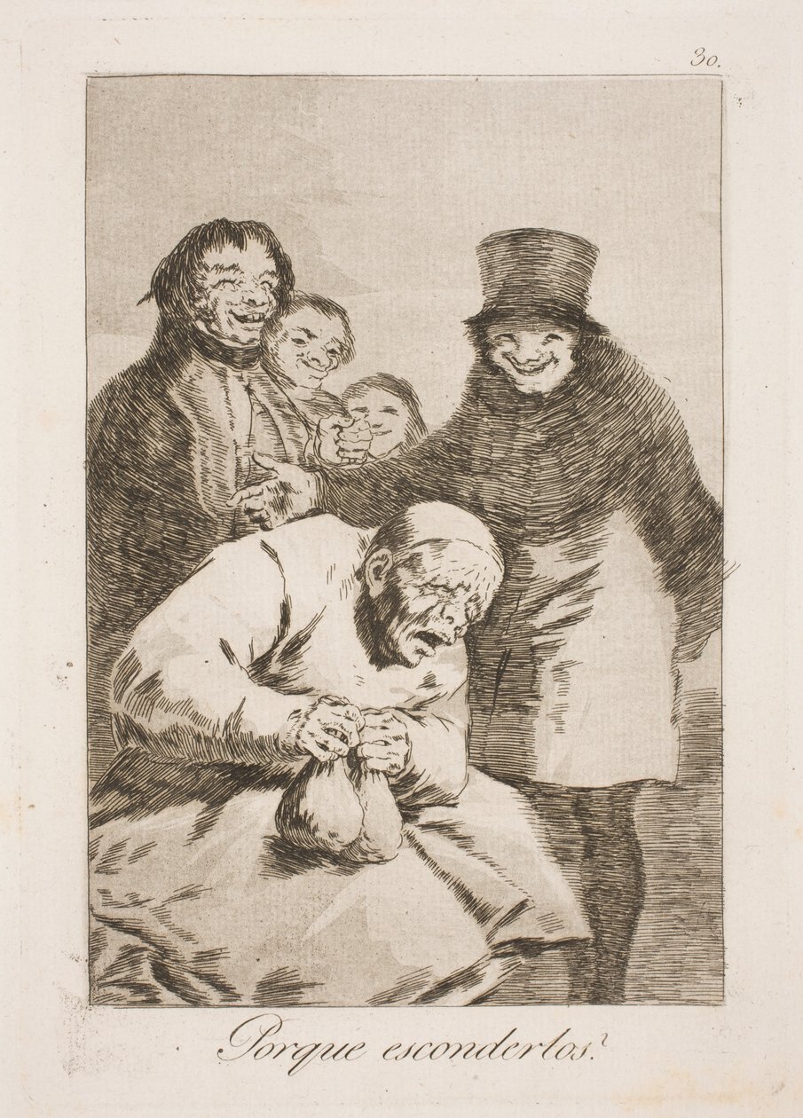 Varför rädda dem? av Francisco de Goya