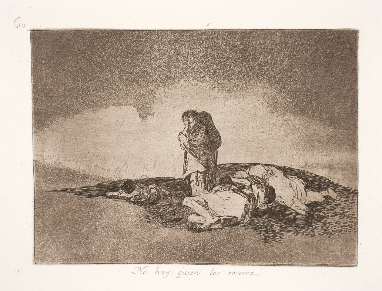 Ingen att hjälpa (60) av Francisco de Goya