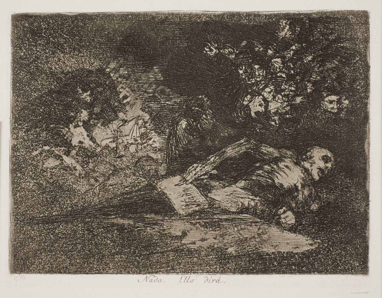 Ingenting! Han säger det själv (69) av Francisco de Goya
