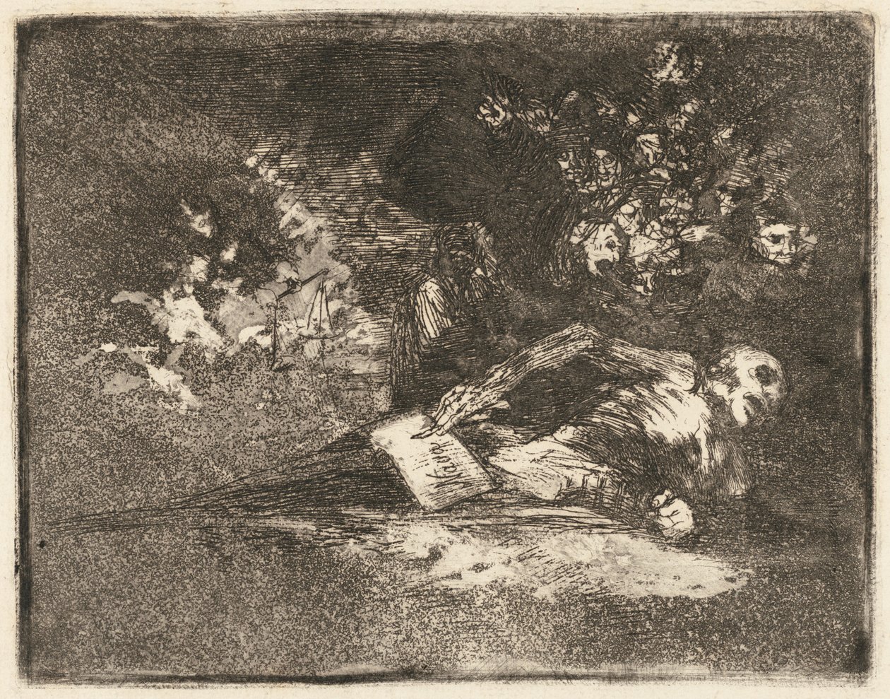 Nada (ingenting) av Francisco de Goya