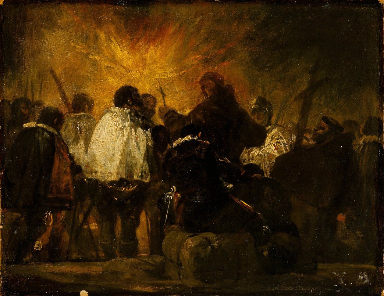 Inkvisitionens natt av Francisco de Goya