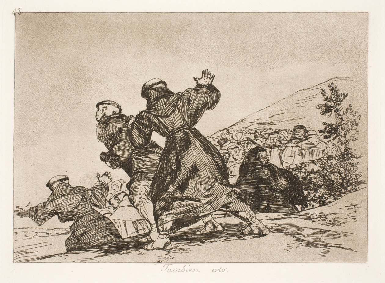 Även detta (43) av Francisco de Goya