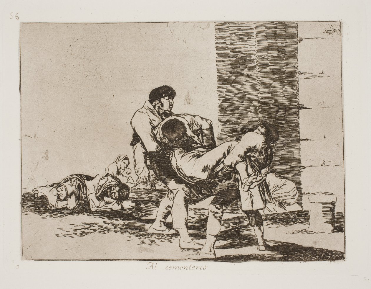 På väg till kyrkogården (56) av Francisco de Goya