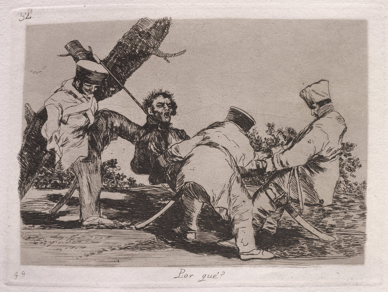 Därför att? (Varför?) av Francisco de Goya