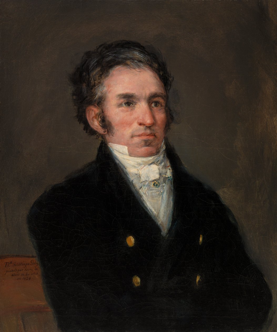 Porträtt av Jacques Galos av Francisco de Goya