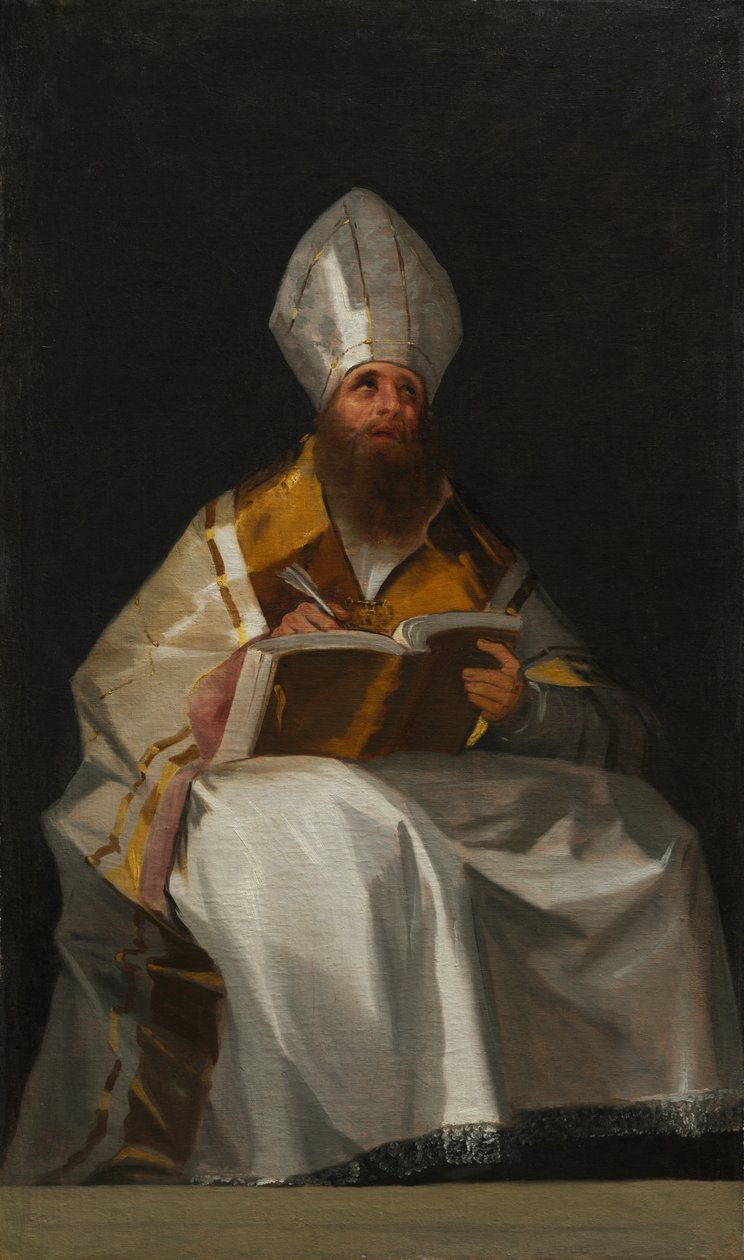 Sankt Ambrosius, ca. 1796-1799. av Francisco de Goya