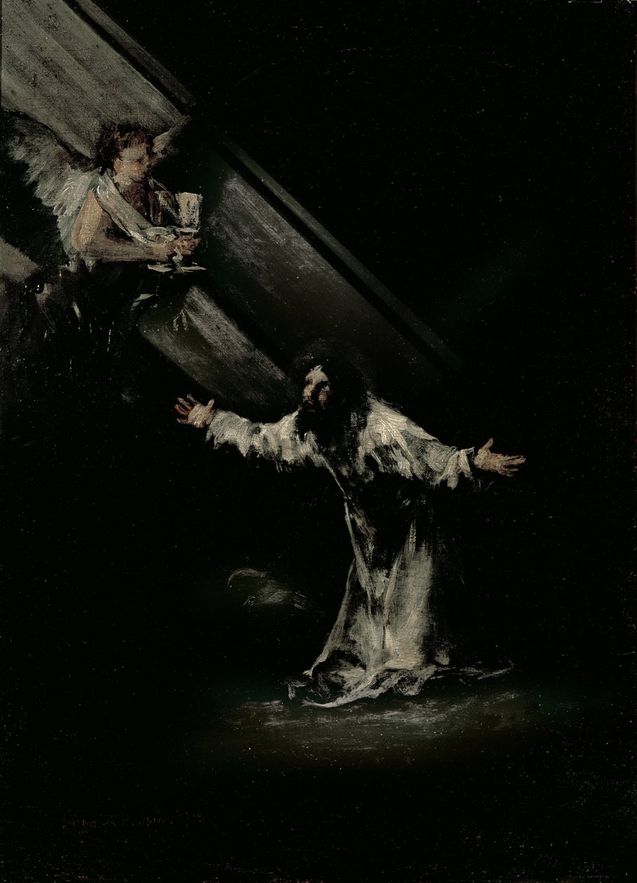 Kval i trädgården av Francisco de Goya