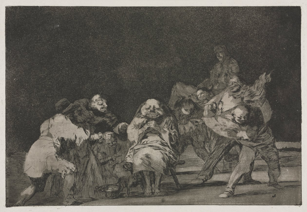 Ordspråken: Lojalitet, 1864. av Francisco de Goya