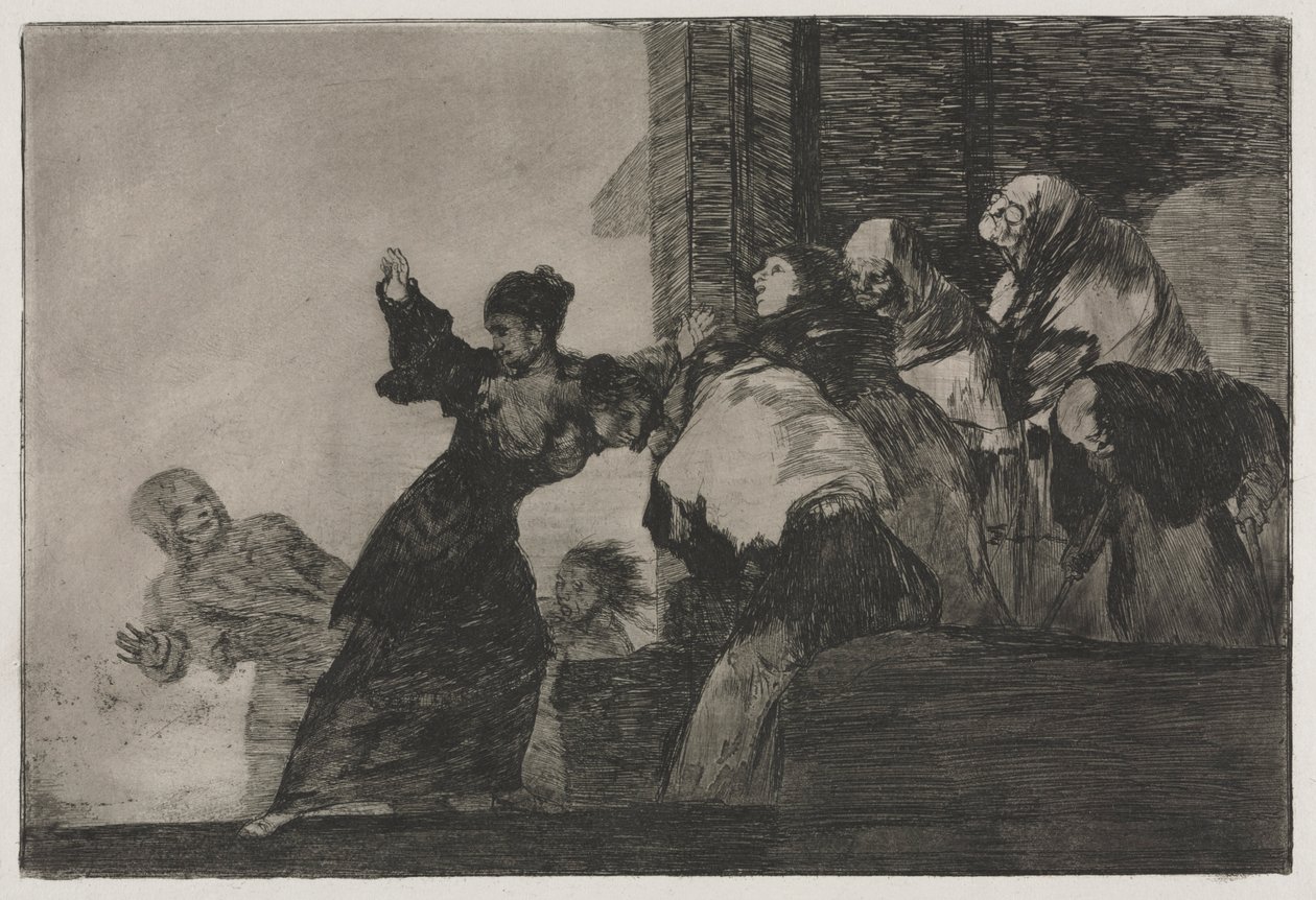 Ordspråken: Poor Folly, 1864. av Francisco de Goya