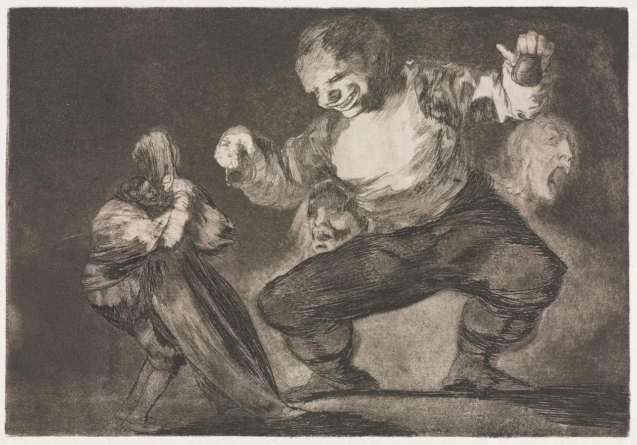 Ordspråken: Simpleton, 1864. av Francisco de Goya