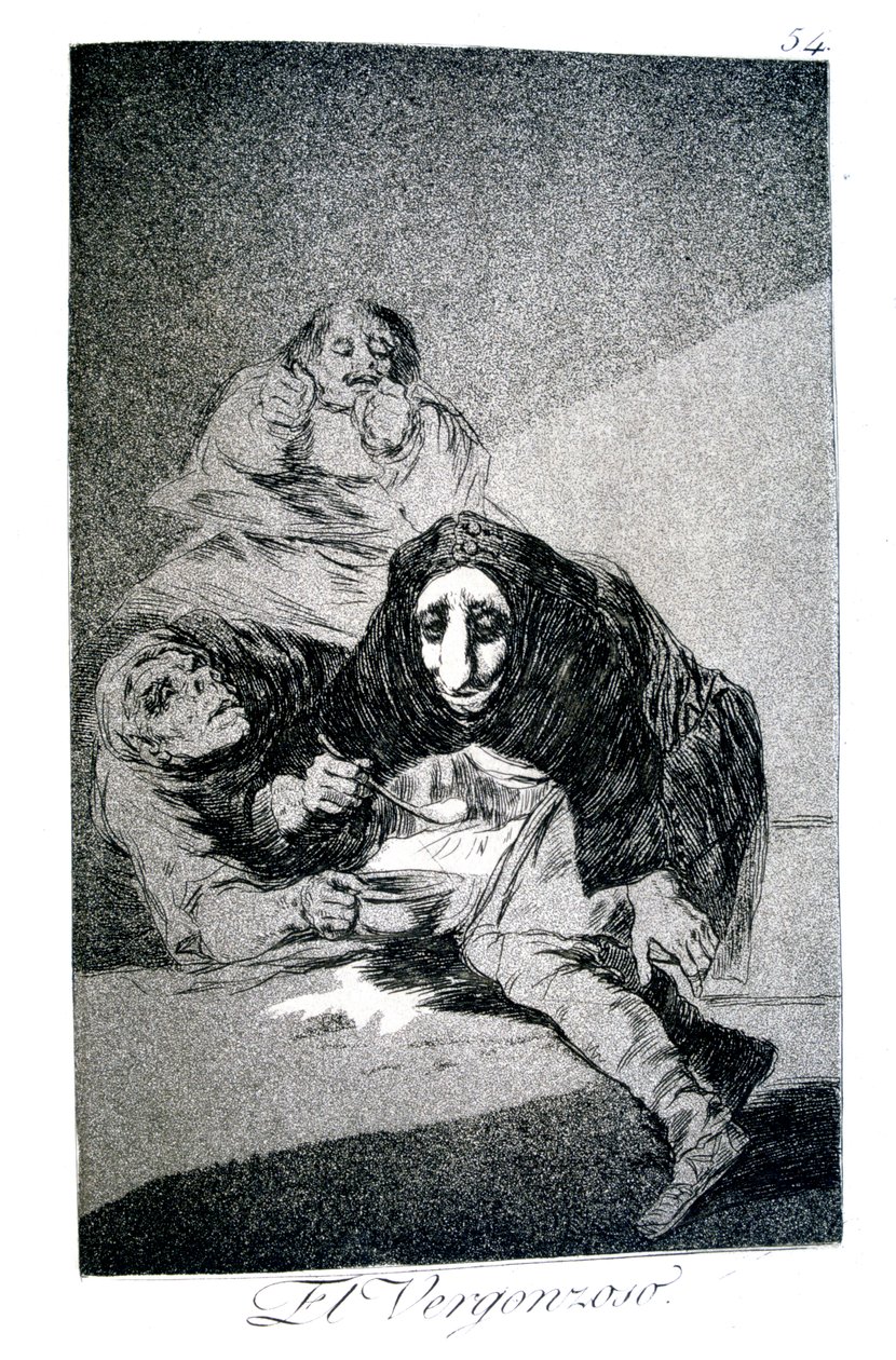 Den skamfläckade, 1799 av Francisco de Goya
