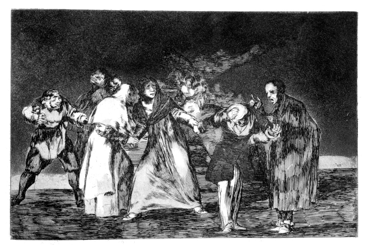 Uppmaningarna, 1819-1823 av Francisco de Goya