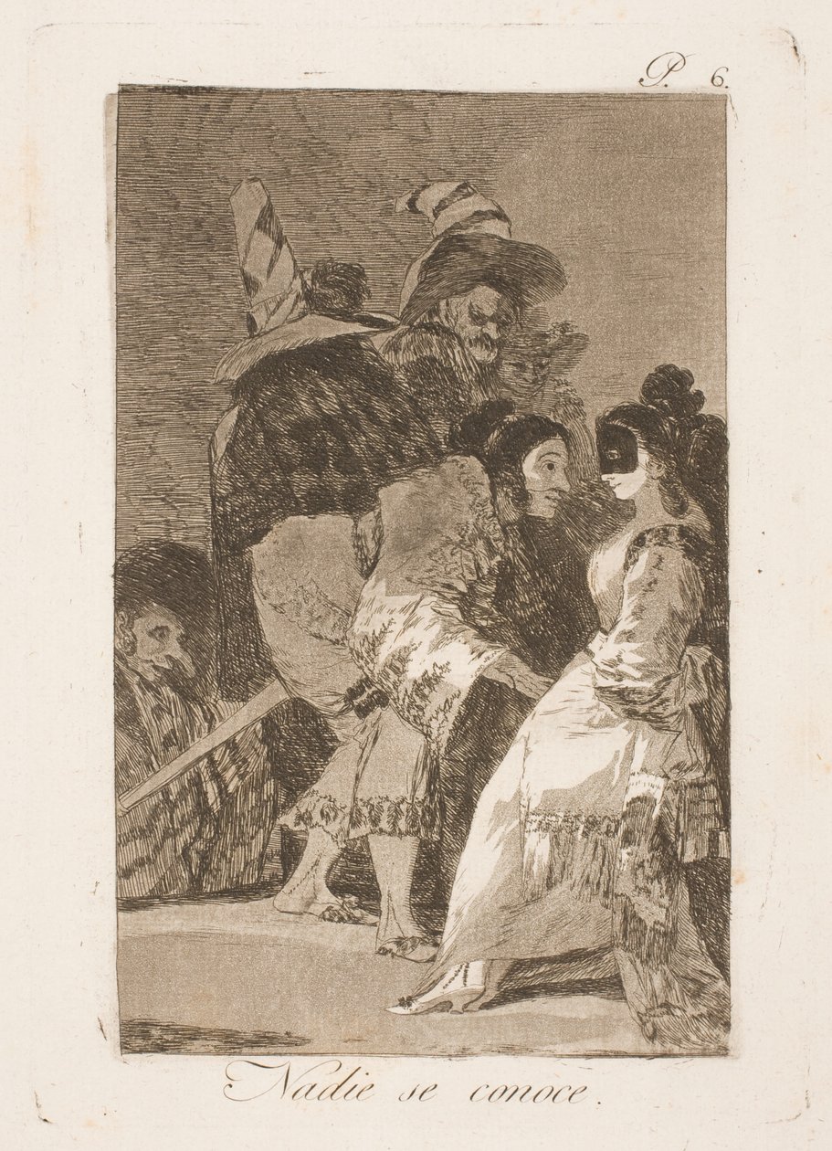 Vi känner inte varandra av Francisco de Goya