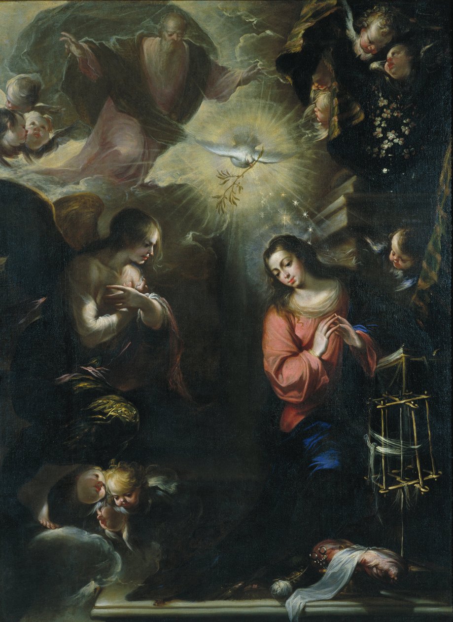 Bebådelse av Francisco de Solís