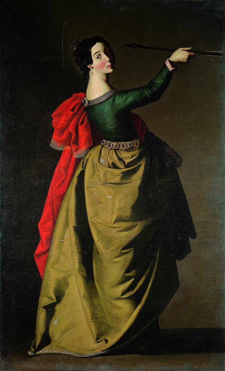 Sankta Ursula, 1635-1640 av Francisco de Zurbaran