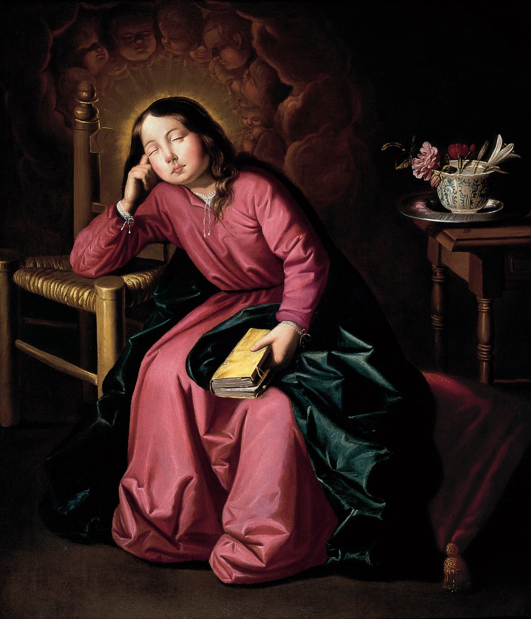 Barnet Jungfrun sover av Francisco de Zurbaran