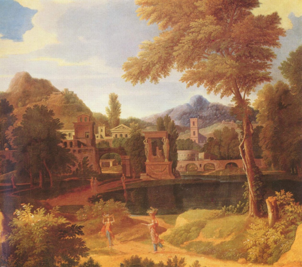 Landskap av Francisque Millet