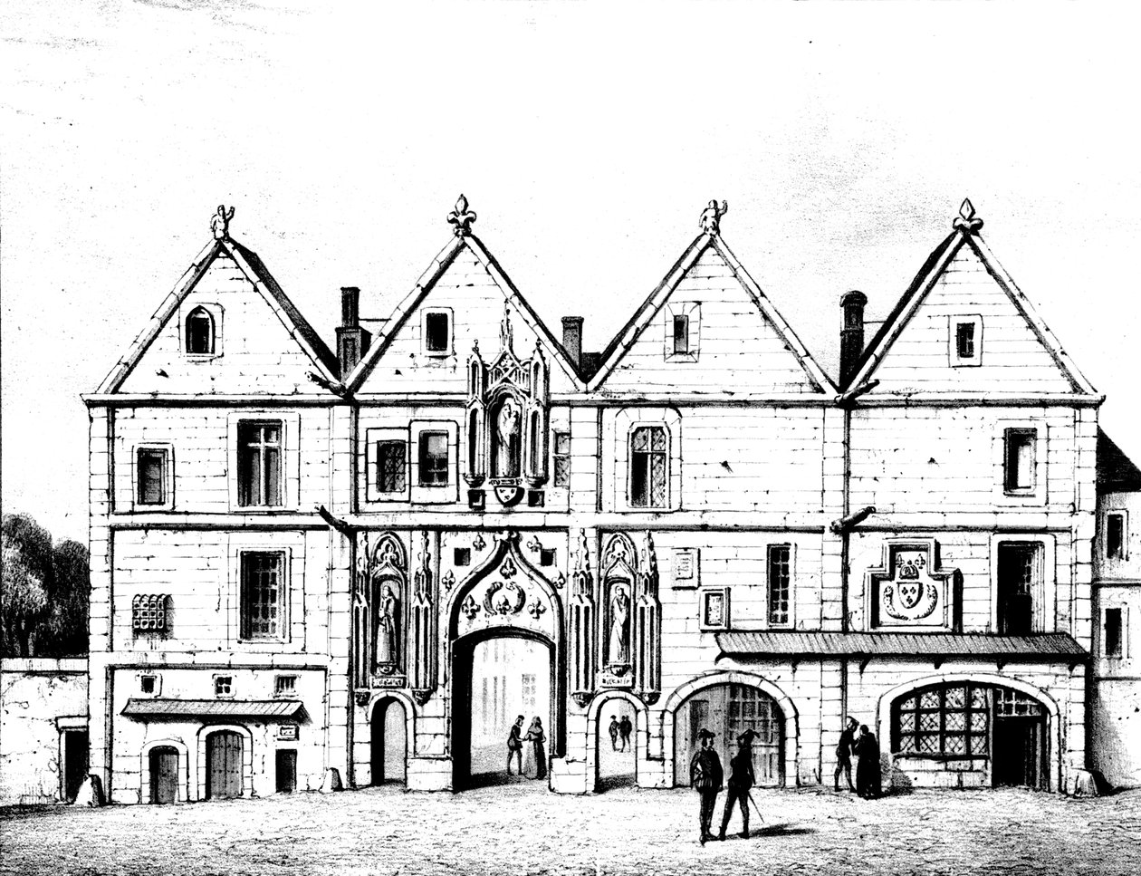 Kollegiet i Navarra 1440 av Francois Alexandre Pernot