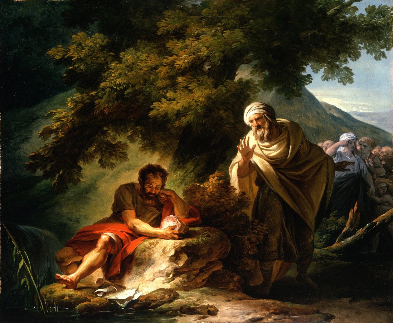 Demokrit bland abderitanerna, c.1790 av François André Vincent