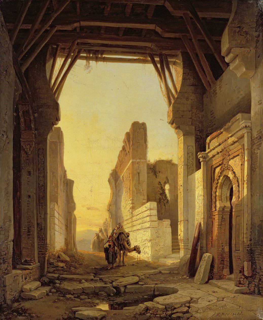 Portarna till El Geber i Marocko av Francois Antoine Bossuet