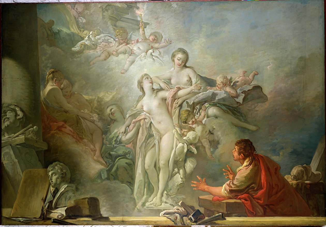 Pygmalion och Galatea av François Boucher