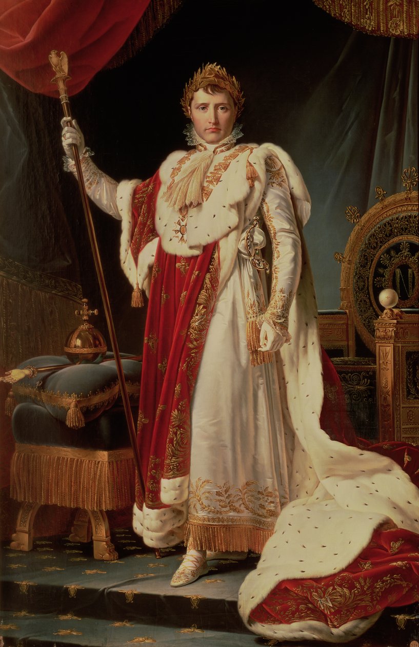 Napoleon i kröningsdräkt, ca 1804 av Baron François Pascal Simon Gérard
