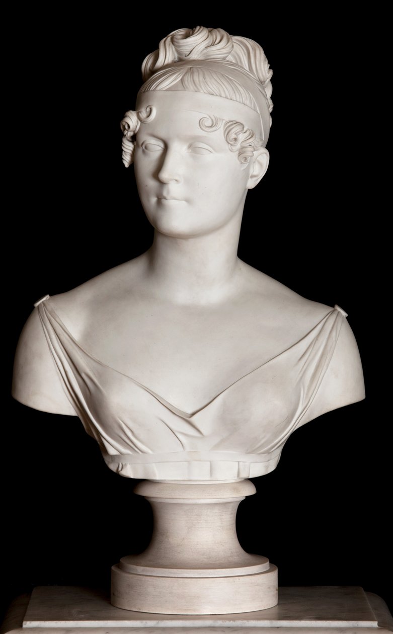 Byst av kejsarinnan Josephine (Sevres kex) (se även 698747) av Francois Joseph Bosio