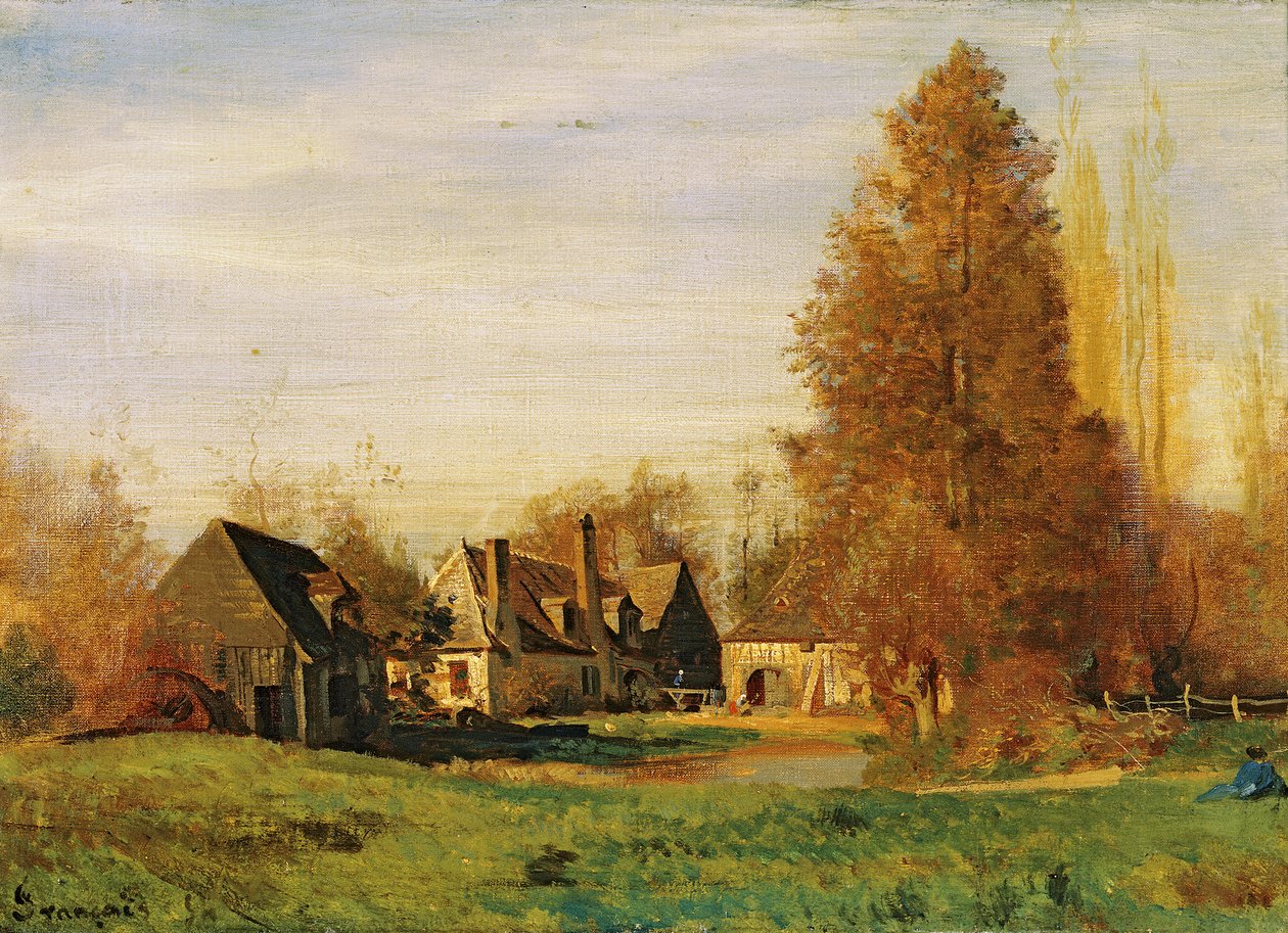 Gård av Francois Louis Francais