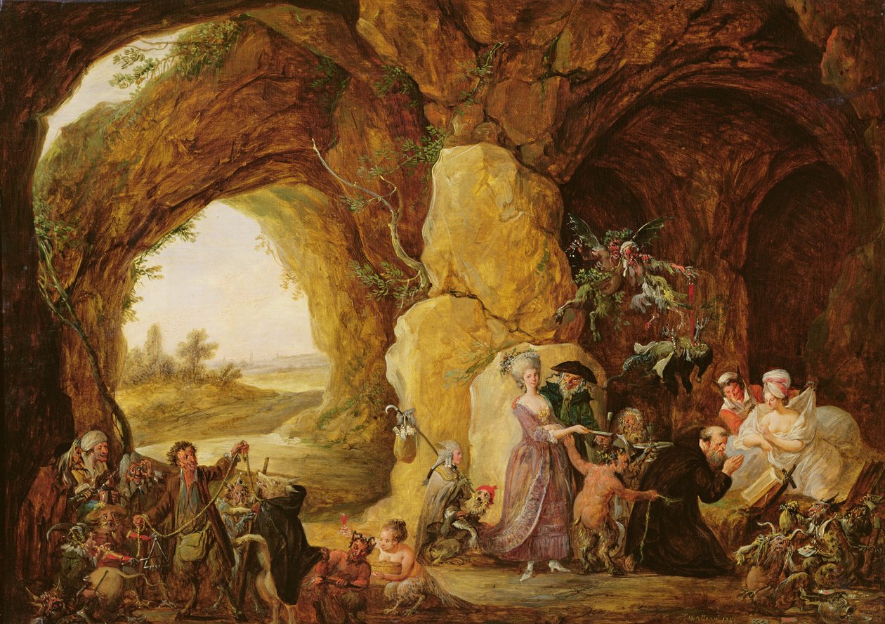 The Temptation of St. Anthony, 1781 av Francois Louis Joseph Watteau