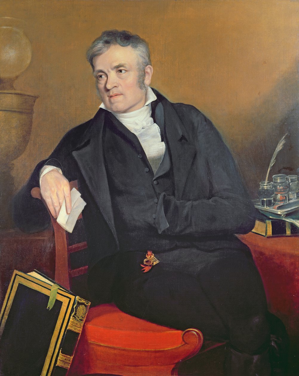 Rudolph Ackermann, 1810-14 av Francois Nicolas Mouchet