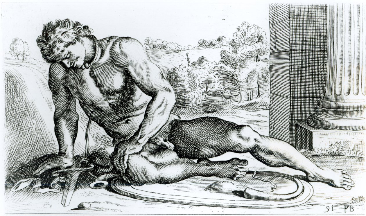 Mirmillo, omkring 1653 av Francois Perrier