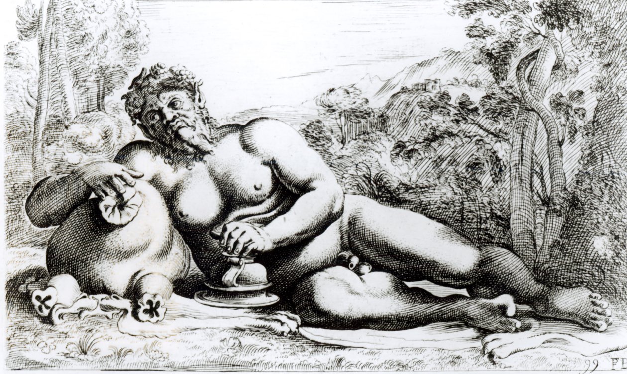 Silenus, ca 1653 av Francois Perrier