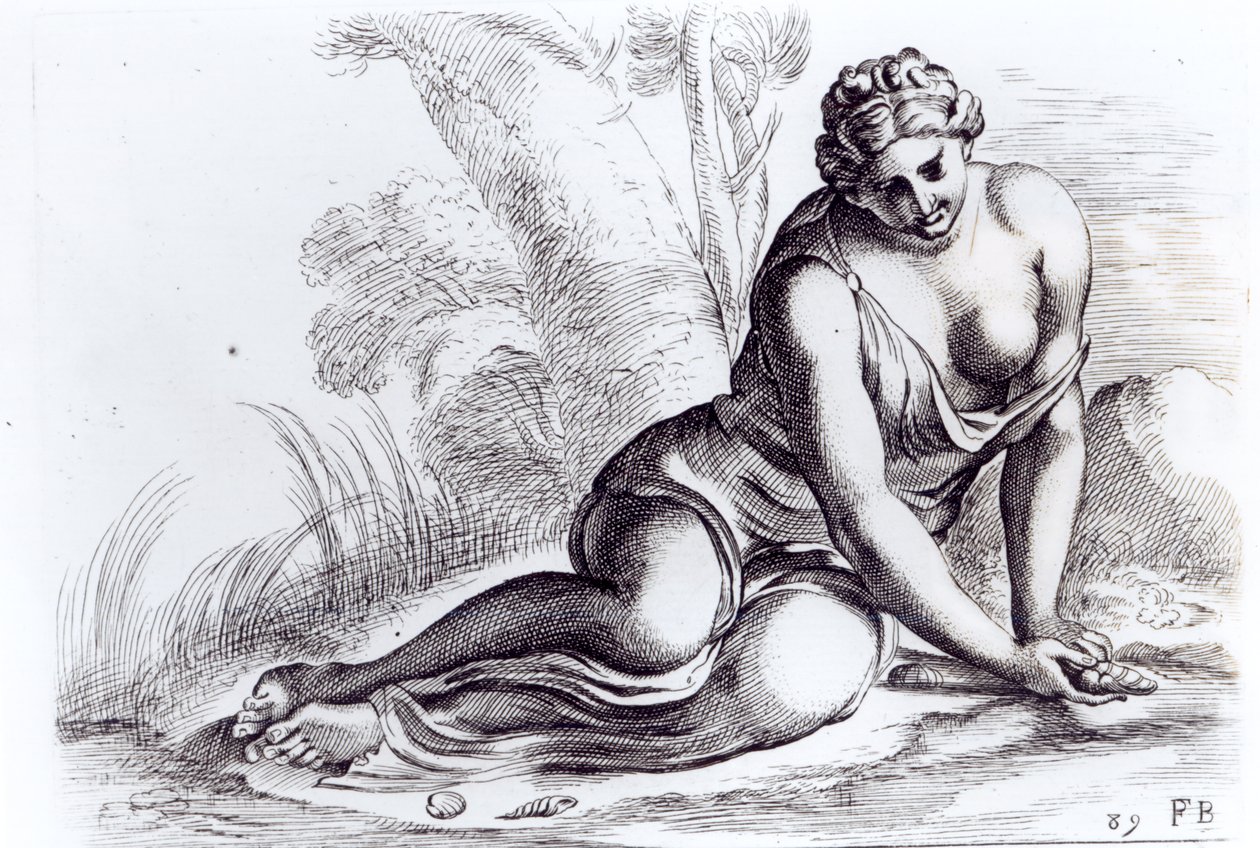 Venus i Borghese Gardens, ca. 1653 swed av Francois Perrier