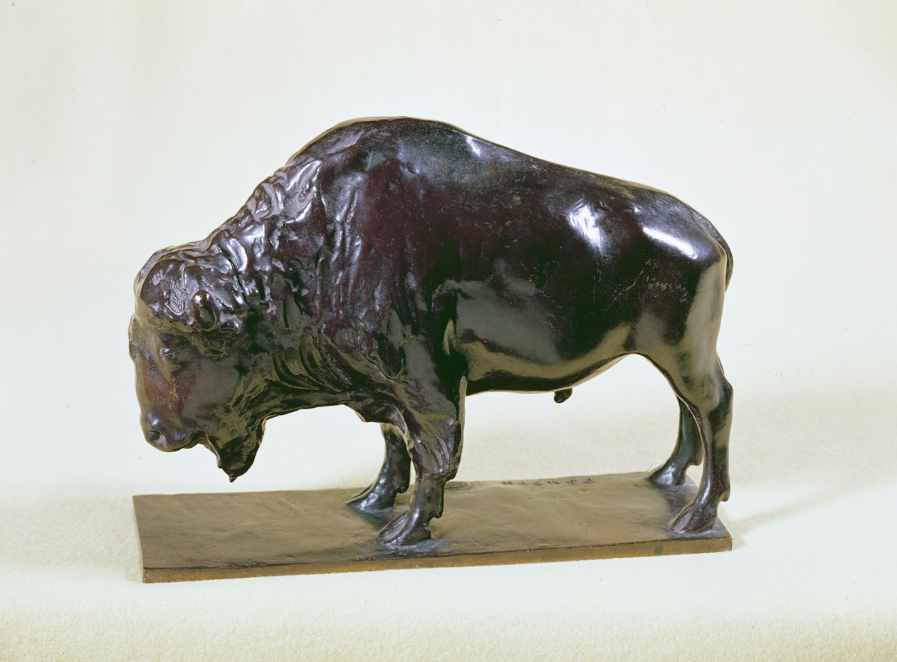 Bison, 1907 (brons) av Francois Pompon
