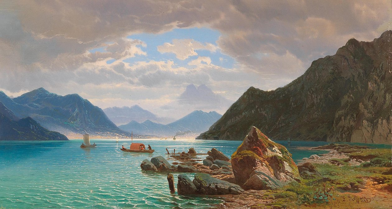 Lake Lugano av Francois Roffiaen