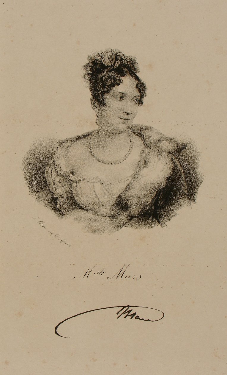 Mademoiselle Mars (1779-1847) av Francois Seraphin Delpech