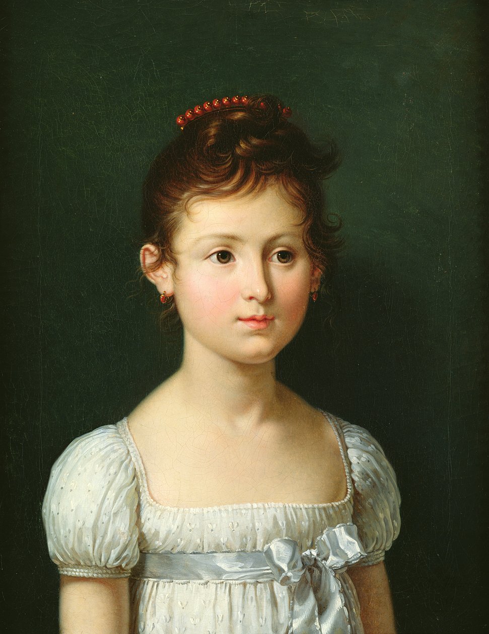 Porträtt av Napoleone Baciocchi (1806-69) 1812 av Francois Xavier Fabre