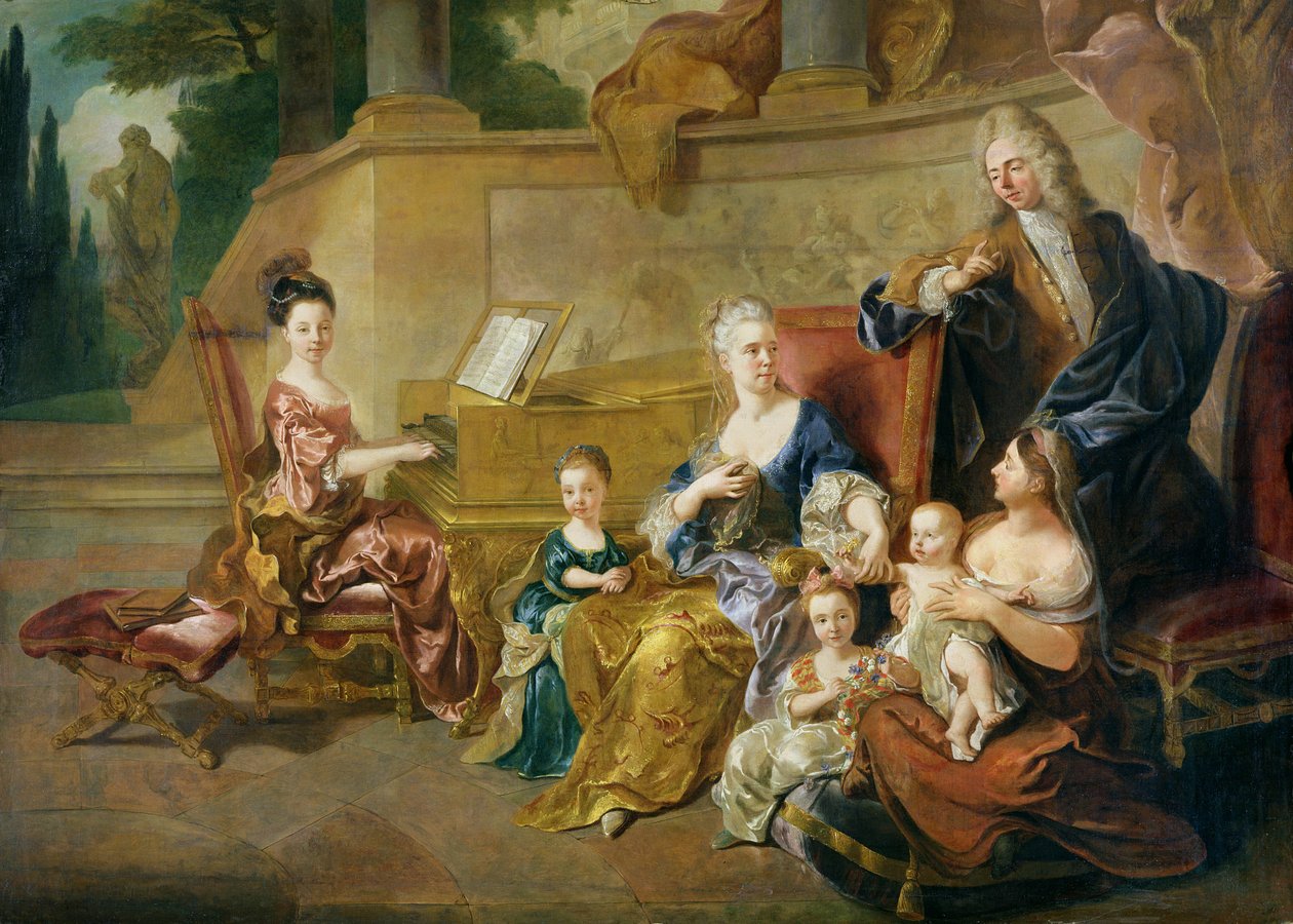 Familjen Franqueville, 1711 av Jean François de Troy