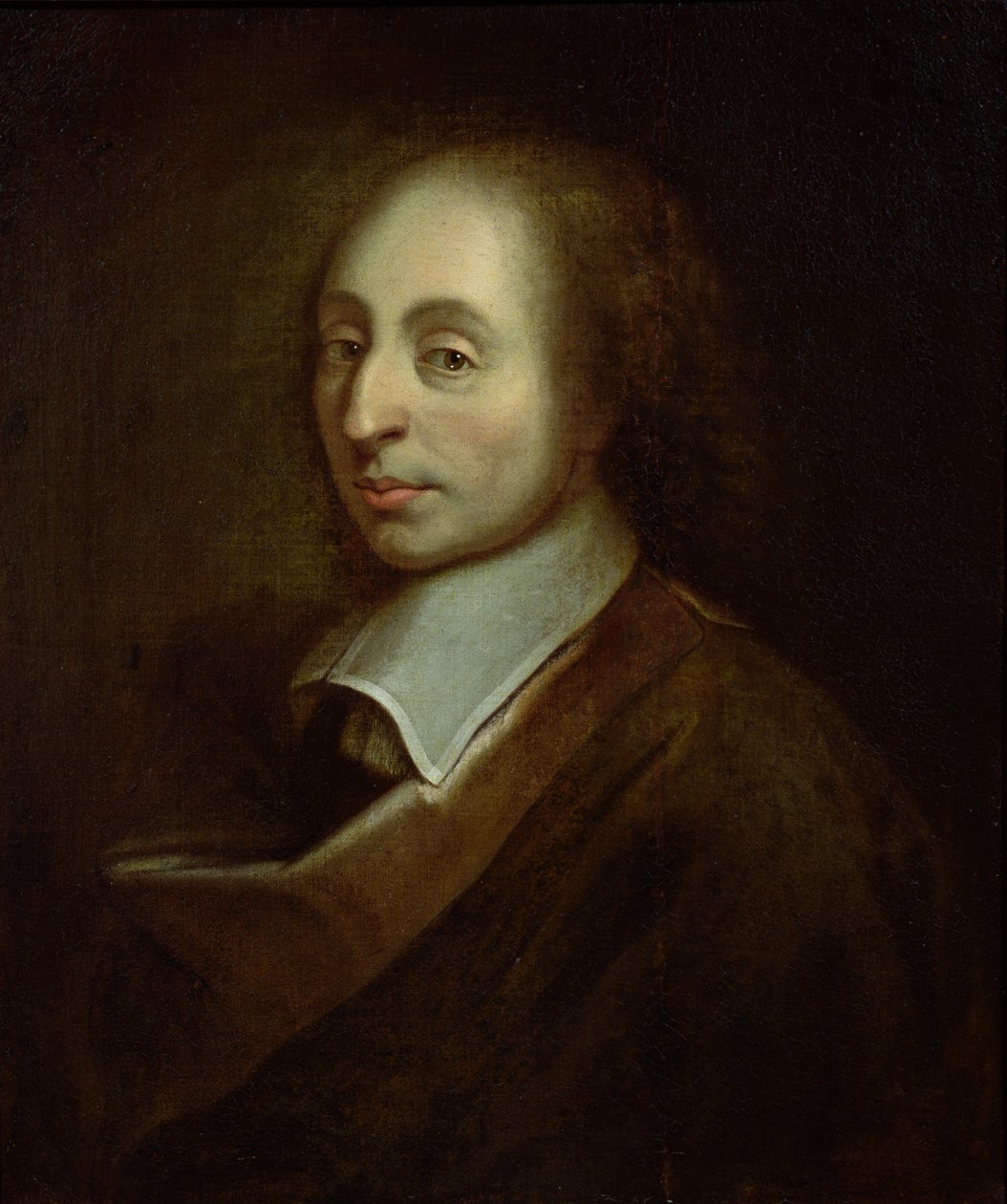Blaise Pascal (1623-62) c.1691 av Francois the Younger Quesnel