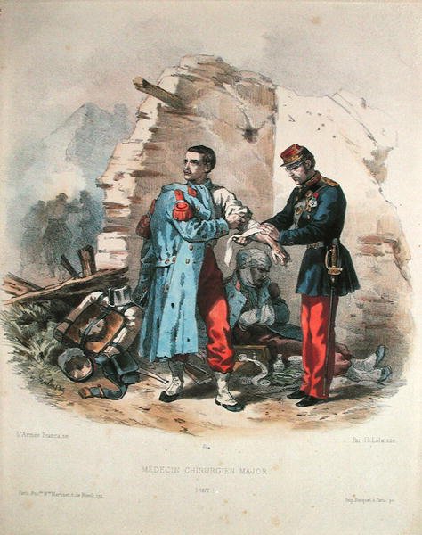 Armékirurgen av Francois Hippolyte Lalaisse