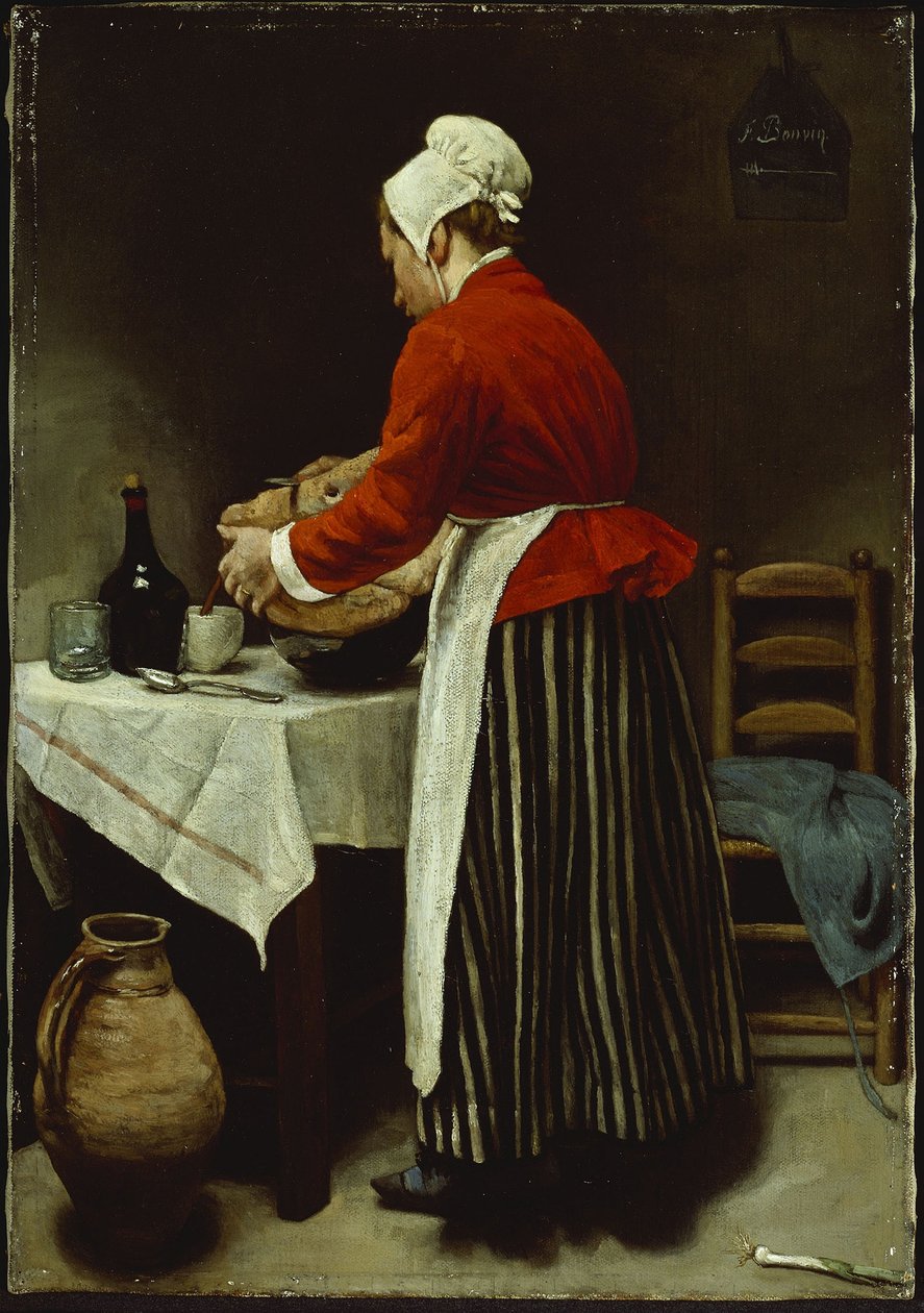 The Maid, ca 1875 (olja på duk) av François Bonvin