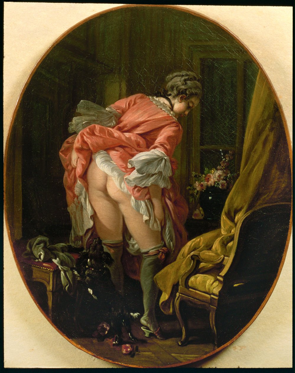 La jupe relevee - den upphöjda kjolen av François Boucher
