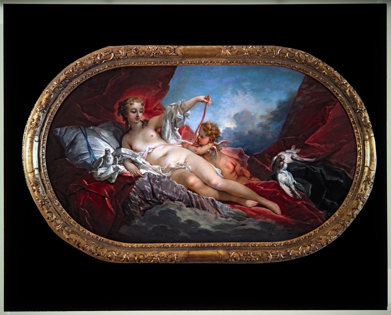 Venus  Amor av François Boucher