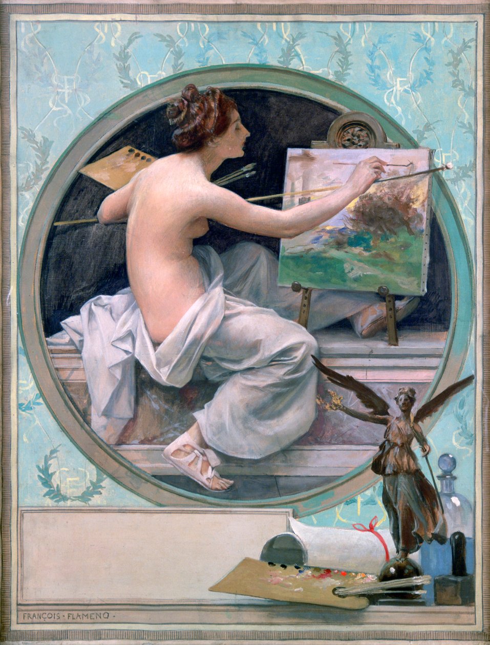 Allegori, 1856-1923 av Francois Flameng