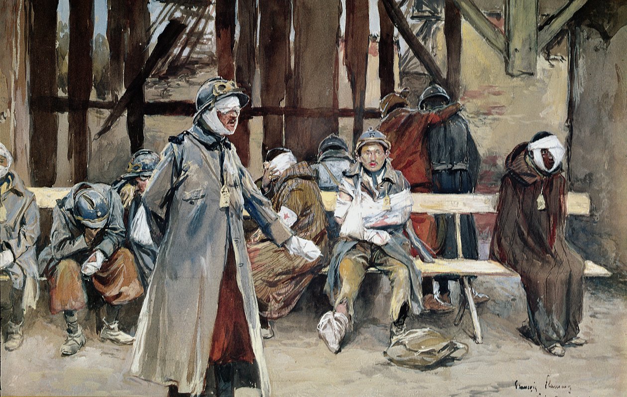 Landssjukhuset, 1916 av Francois Flameng